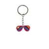 Keychains Landes Lunettes Keychain Key Chain pour la fête Favors Gift Kids Ring Women Keyring Scolarbag approprié Men de voiture Men de voiture Cortes de voiture BA OTEQ3