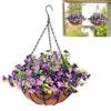 Decorative Flowers Porch With Guesthouses Wedding Office Home Decor DIY Craft Party Yard Artificial Hanging Basket Indoor Outdoor Garden