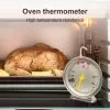 Grills Stainless Steel Oven Cooker Thermometer Mini Thermometer Grill Thermometer Kitchen Food Meat Food BBQ Cooking Temperature Gauge