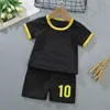 Maglie per bambini ragazzi da calcio Set di jersey in poliestebile H240508