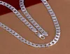 Bütün 12mm genişlik gümüş adam mücevher moda erkekler zincir kaldırım kolyesi Men039s için kolye hip hop tarzı mücevher hediye n5375923
