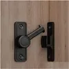 Door Locks Barn Lock Latch 90 Or 180 Degree Slide Home Security For Bathroom Garage Bedroom Cabinet Durable Zinc Drop Delivery Garden Otfzm