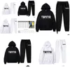 Kleidungssets Kinder Tracksuit Trend Kapuze 2 Stück Set Hoodie Sweatshirt Jogginghosen Sportwear Jogging Outfit Trapstar Boy 221028 Drop Otovx