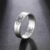 Wedding Rings Skyrim Stainless Steel Spider Ring for Men Women 6MM Wide Finger Rings 2024 Hip Hop Punk Jewelry Birthday Gift for Lover Friend