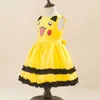 Mädchenkleider japanische Anime Rollenspielkostüme für Kinder Baby Girls Halloween Partys Kawaii süße Kostüme für Kinder Bogen plissierte Tanzkleider2405