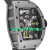 RM Relógios de luxo de Luxo Mills Mills RM030 Platinum Men's Watch STBV