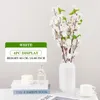 Dekorative Blumen künstlicher Blumenblume Seiden Pfirsich Blossom Ast Cherry Plum Hochzeit Arrangement Pflanze für Zimmer Home Weihnachtsdekor Kerst