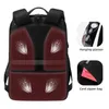 Backpack Travel d'affari per uomini BASS per computer di grande capacità Multifunzionale impermeabile da 15,6 pollici Laptop