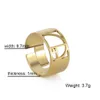 Eheringe Skyrim Fibonacci Spiralverhältnis Ringe für Frauen Männer Edelstahl Gold Farbe Verstellbare Geometrie Mathematik Finger Ring Schmuck Geschenke