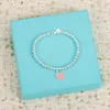 Bracelet de chaîne femelle di famille émail amour pendentif bouddha perle ronde perle bleu rouge rose clair luxe simple forme de forme simple Q240507