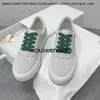 the row Xiaozhong Pure Original The Row Shoes Women's Genuine Leather Lace Up Sports Casual Color Matching Small White Shoes Thick Sole Matsuke Board Shoes Fashion