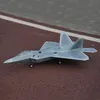 XFLY XUNFEI Modelo Avião Culvert Twin 40mm F-22 Raptor 4S Elétrico RC Plano Toy Presente 240508