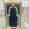 Haushaltsfaltbar und tragbare kniende Anbetungsdecke muslimische Anbetung Gebetsmatte Kristall Samt gedruckter ethnischer Stil 240506