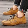 Chaussures décontractées Summer Men Shoe Fashion Sneakers Breathable Mens Modafers Luxury Mocasins Mâles Boat Stretch Top