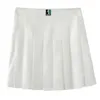 Jupes skorts 2023 Nouvelle jupe de tennis blanc demi-jupe haute taille A-line jupe plissée jupe décontractée