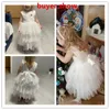 Christening dresses Baby Dress Cute Girl Lace Birthday Party White Baptist Christmas Children Summer Tutu Q240507