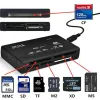 Tools voor 21Kinds Memory Card Reader voor USB externe mini SDHC M2 MMC XD CF lezen en voor schrijven flash -geheugenkaart dropshipping