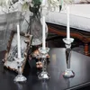 Soportes de velas Soporte de cristal de lujo Cena creativa Cena de decoración de bodas Centro de mesa Café de casa Casa