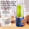 Portable Fruit Juice Blenders Summer Personal Electric Mini Bottle Home USB 6 Blades Juicer Cup Machine For Kitchen 240507