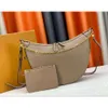 top quality women real leather Designer hobo Bag Shoulder underarm half moon Bags Handbag Purse Pouch crossbody 46725
