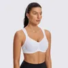 Actief ondergoed sportbeha's voor vrouwen met een hoge impact Port underwire volledige dekking lichtgevulde lopende loop gym workout bh -schokbestendig D240508