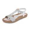 Neue Hausschuhe Sandalen rutschen Frauen Männer Strand Mädchen Sommer niedrig abheel rosa dunkelbraune weiße und schwarze Sandalen Größe 36-42