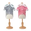 Hondenkleding plaid katoenen shirt voor kleine honden lente schattige zoete puppy jurken meisje chihuahua teddy vestidos para perras drop