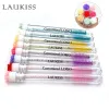 Cílios 50/100pcs Tubo de escova de cílios personalizados com logotipo rímel Wand sobrancelha de escova de escova de pó de pó de pó de pó Aplicadores de maquiagem Brush de maquiagem