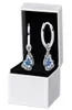 Boucles d'oreilles de cerceau pendentif papillon bleu pour 925 Sterling Silver Women Party Bijoux Earring 5059954