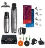 Dragonhawk Mast Tour Tattoo Kit 2 Newest Rotary Tattoo Guns Dual Power Supply Needles Tattoo Supply2837948