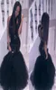 Işıltılı siyah kızlar denizkızı Afrika balo elbiseleri 2020 yular boyun payetleri tül seksi korse resmi elbise ucuz parti yarışması önlükleri9485070