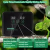 Reptilienversorgung Luftbefeuchter intelligentes Misting -System mit Timer und 360 -sichtbarer Düsenspray -Kit für Regenwaldpflanzen Amphibian Drop DHFMM