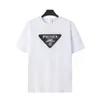 Trend di moda Summer Men's Short Short Letter T-shirt stampato Shirt di cotone traspirato in padella europea e americani Styles Maglietta da uomo