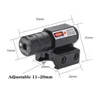 Tactical Red Laser Sight Hunting Fifle Gun Scope avec mont Collimateur à montage Picatinny Réglable de 11 mm -20 mm -20 mm