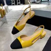 Nuovo colore Classic Domans Dress Scarpe Hight Heels Fashion Shoes Shearners Designers Luxury Slingback Scarpe Office Scarpe Summer Versatile Scarpe di fabbrica