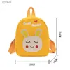 Mochilas Cartoon Rabbit Childrens Mackpack Adequado para meninas meninos Sacos de crianças ajustáveis Bolsas de ombro de crianças impressas fofas
