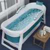 Bathing Tubs Seats Modern folding portable bathtub home ice bath swimming pool adult bathtub simple indoor hot tub large all bathtub WX774966