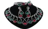NIGERIAN ENSEMBLE AFRICAN COSTUMIE SET des bijoux de Dubaï Collier Bracelet Bracelet Braceuse pour femmes Bijoux de fête1260993