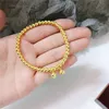 Bangle 316L Aço inoxidável Novas jóias de moda de moda de estilo chinês Elasticidade de lótus Pulseiras de cadeia de lótus para mulheres