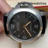 LEISURES DU TRIBLE PANERAI Titanium Metal Luminor Series PAM 00351 Watch 44mm Clock Mens Watch Mechanical Watch