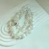 Geëlektroplateerd kristal perzik hart uv kralen snaar telefoon Koreaanse stijl sleutelhanger tas accessoires hangers cadeau