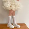 Çocuk Çoraplar Nefes Alabaş Naylon Çorap Kızlar İçin Yumuşak Stre Diz Yüksek Çoraplar Çocuklar Prenses Çoraplar Yaz Bahar Dans Dress Çoraplar