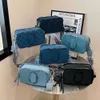Denim kamerapåse designer crossbody väskor handväska handväska kvinnor vintage duk axel strandpåse shopping totes s handväskor 221216