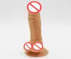 Newest Flesh Big Realistic Dildo Waterproof Flexible penis with textured shaft and strong suction cup Sex toy for women7237822