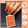 Nagel gel Makartt Glitter Polish Flash Diamond Oranje Reflecterende val 15 ml afwezig UV LED Sparkly Shiny Manicure Q240507