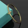 Noble and elegant bracelet popular gift choice Narrow Bracelet Letter with common tifanly