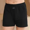 MUITOPANTES Mens boxer casual shorts de tamanho grande