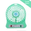 Mini protable ventilateur LED multifonctionnel 18650 Table des enfants Light Rechargeable 3Speed Réglable USB Refroidissement Batterie VJRNB