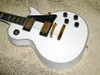 High Grade Custom Style Electric Guitar White Solid Body With Neck Gold Hardware Free Shipping