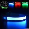 Haustierhund LED Glühen Kragen USB wiederaufladbar Nachtlicht leuchtend blinkende Halskette Antilost Outdoor Wandersicherheit Accesorios 240508